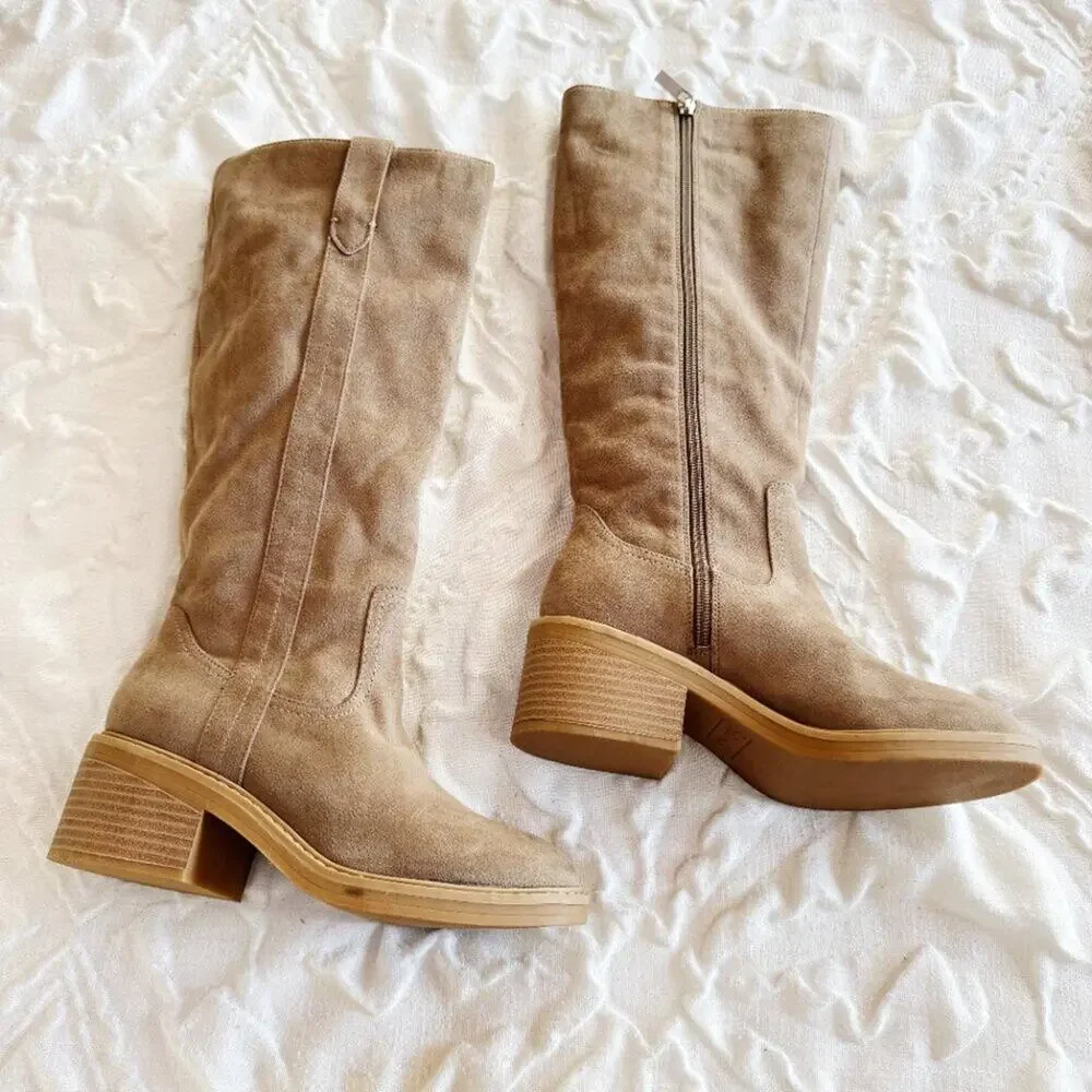 Splendid Vivie Suede Boots Size 6 New